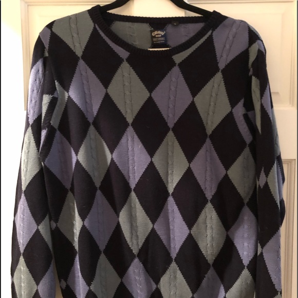Callaway Golf Argyle Sweater - Picture 1 of 3